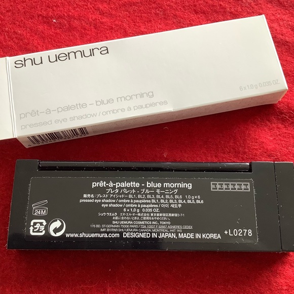 NIB Shu Uemura Prêt-a-Palette Blue Morning - eyeshadow palette - Picture 2 of 5